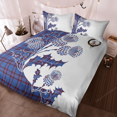 Elliot Tartan Crest Bedding Set - Thistle Style