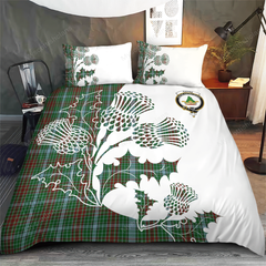 Gayre Tartan Crest Bedding Set - Thistle Style