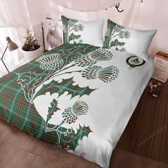 Gayre Tartan Crest Bedding Set - Thistle Style