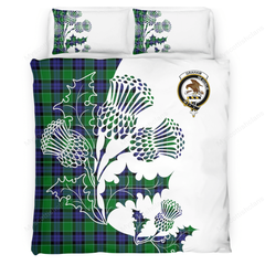 Graham Tartan Crest Bedding Set - Thistle Style