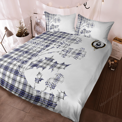 Hannay Tartan Crest Bedding Set - Thistle Style