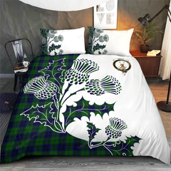 Keith Tartan Crest Bedding Set - Thistle Style