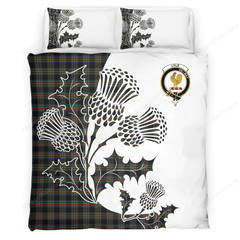 Lyle Tartan Crest Bedding Set - Thistle Style