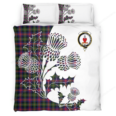 Logan Tartan Crest Bedding Set - Thistle Style