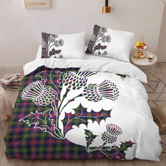 Logan Tartan Crest Bedding Set - Thistle Style