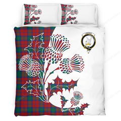 Lindsay Tartan Crest Bedding Set - Thistle Style