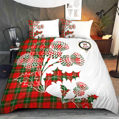 Lennox Kincaid Tartan Crest Bedding Set - Thistle Style