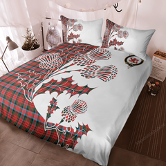 MacDuff Tartan Crest Bedding Set - Thistle Style