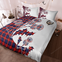 MacLachlan Tartan Crest Bedding Set - Thistle Style