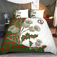 Middleton Tartan Crest Bedding Set - Thistle Style