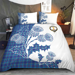 Mercer Tartan Crest Bedding Set - Thistle Style