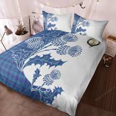 Mercer Tartan Crest Bedding Set - Thistle Style