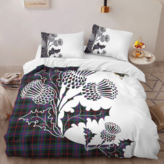 Nairn Tartan Crest Bedding Set - Thistle Style