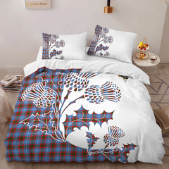 Newton Tartan Crest Bedding Set - Thistle Style