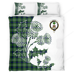 Swinton Tartan Crest Bedding Set - Thistle Style