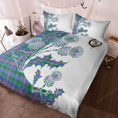 Ralston Tartan Crest Bedding Set - Thistle Style