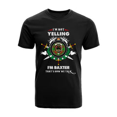 Baxter Tartan Crest T-shirt - I'm not yelling style