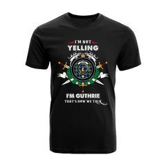 Guthrie Tartan Crest T-shirt - I'm not yelling style