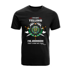 Johnson Tartan Crest T-shirt - I'm not yelling style