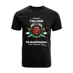 MacDougall Tartan Crest T-shirt - I'm not yelling style