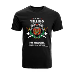 MacGill Tartan Crest T-shirt - I'm not yelling style