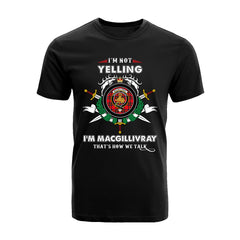 MacGillivray Tartan Crest T-shirt - I'm not yelling style