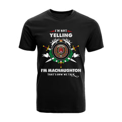 MacNaughton Tartan Crest T-shirt - I'm not yelling style