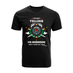 Morrison Tartan Crest T-shirt - I'm not yelling style