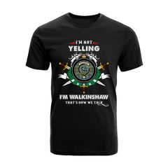 Walkinshaw Tartan Crest T-shirt - I'm not yelling style