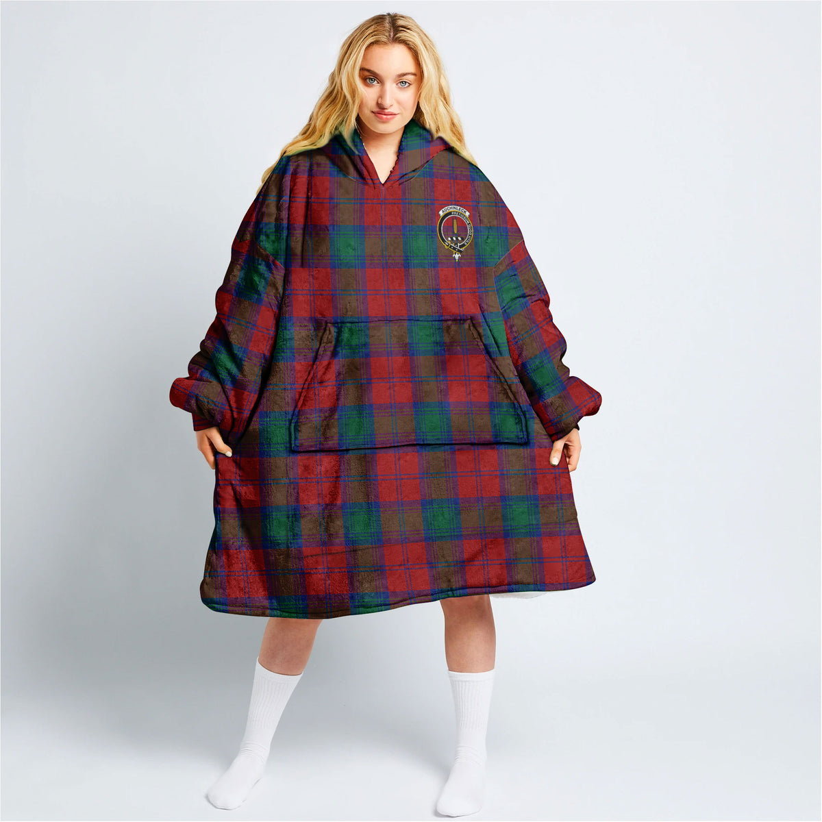 Auchinleck Tartan Hoodie Blanket