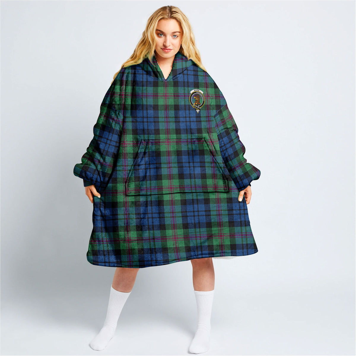 Baird Ancient Tartan Hoodie Blanket