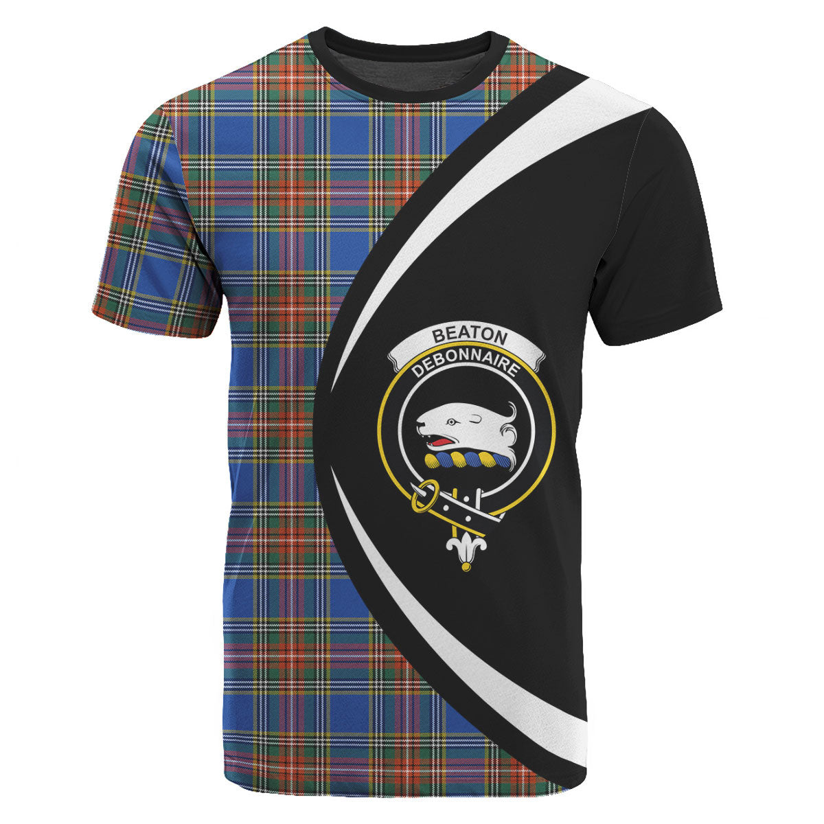 Beaton Ancient Tartan Crest T-shirt - Circle Style