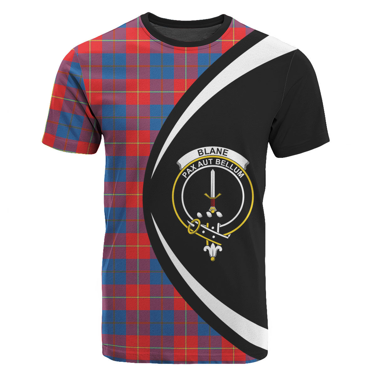 Blane Tartan Crest T-shirt - Circle Style