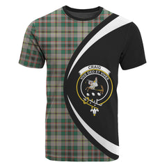 Craig Ancient Tartan Crest T-shirt - Circle Style