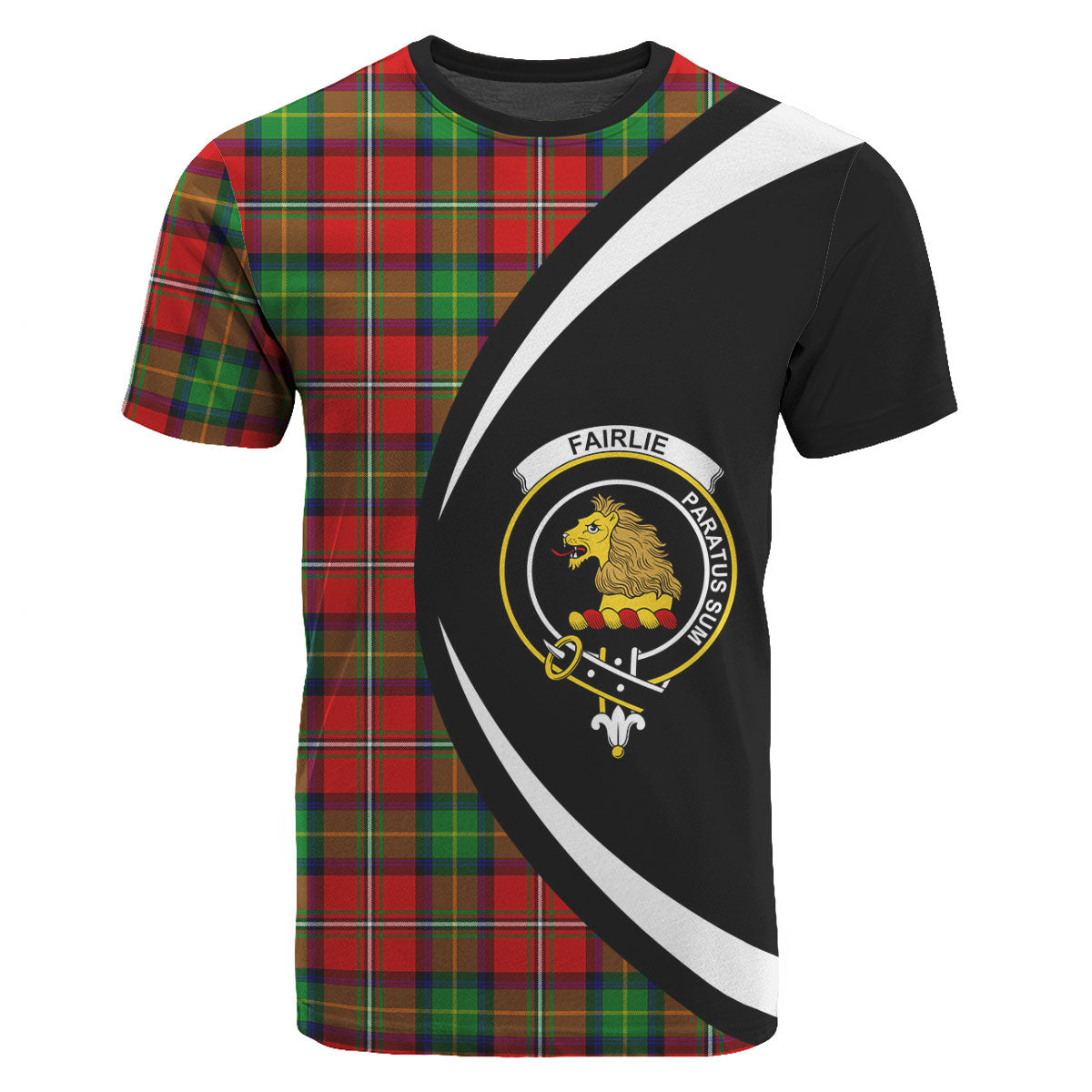 Fairlie Tartan Crest T-shirt - Circle Style