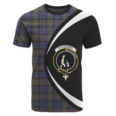 Fletcher of Dunans Tartan Crest T-shirt - Circle Style