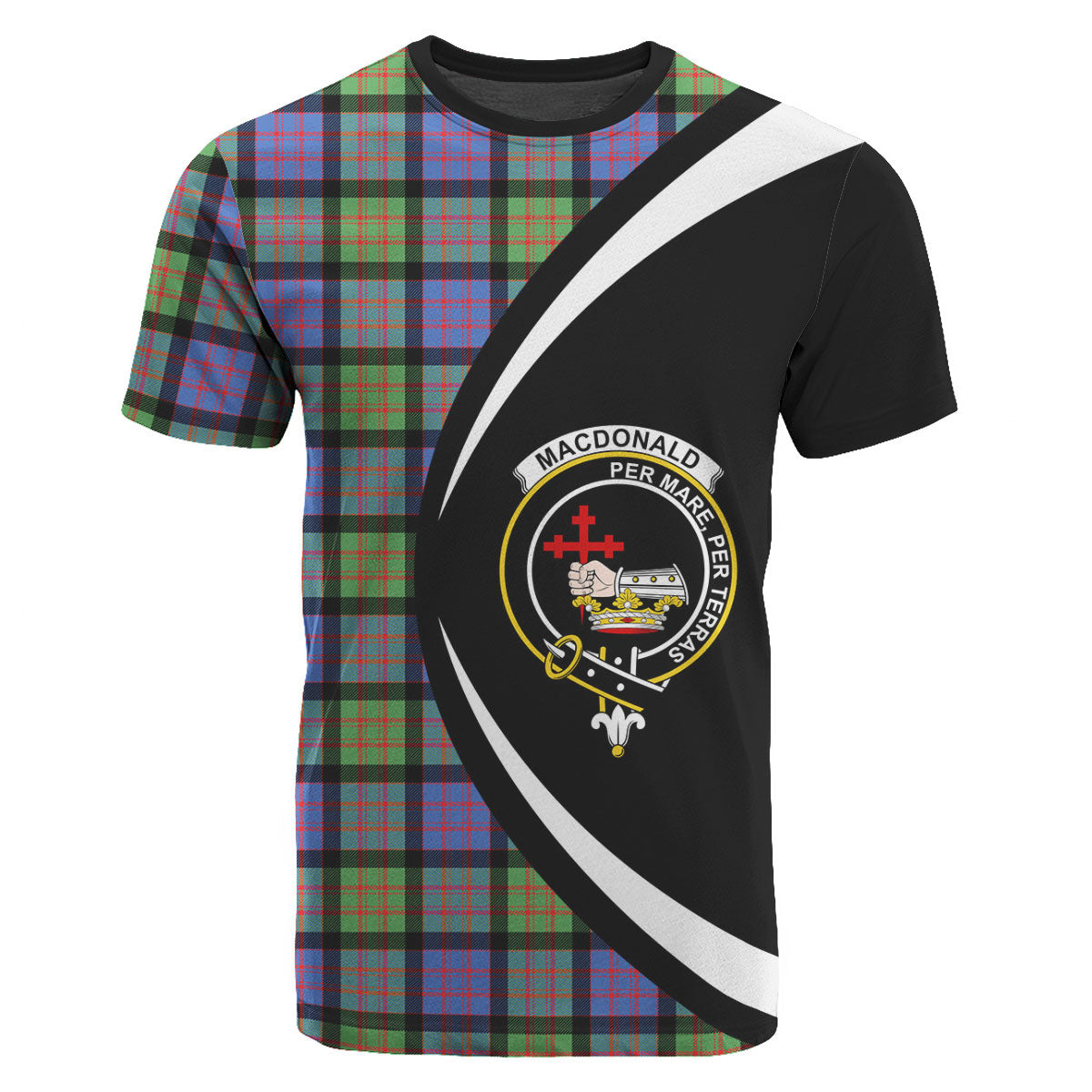 MacDonald Ancient Tartan Crest T-shirt - Circle Style