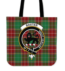 Baxter Family Tartan Crest Tote Bag