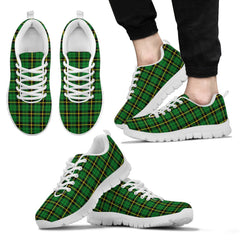 Wallace Hunting - Green Tartan Sneakers