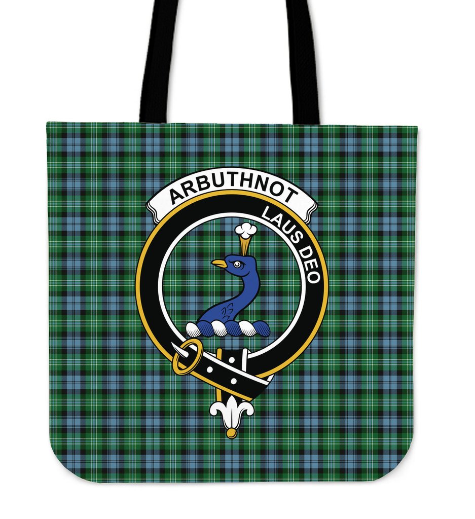 Arbuthnot Family Tartan Crest Tote Bag