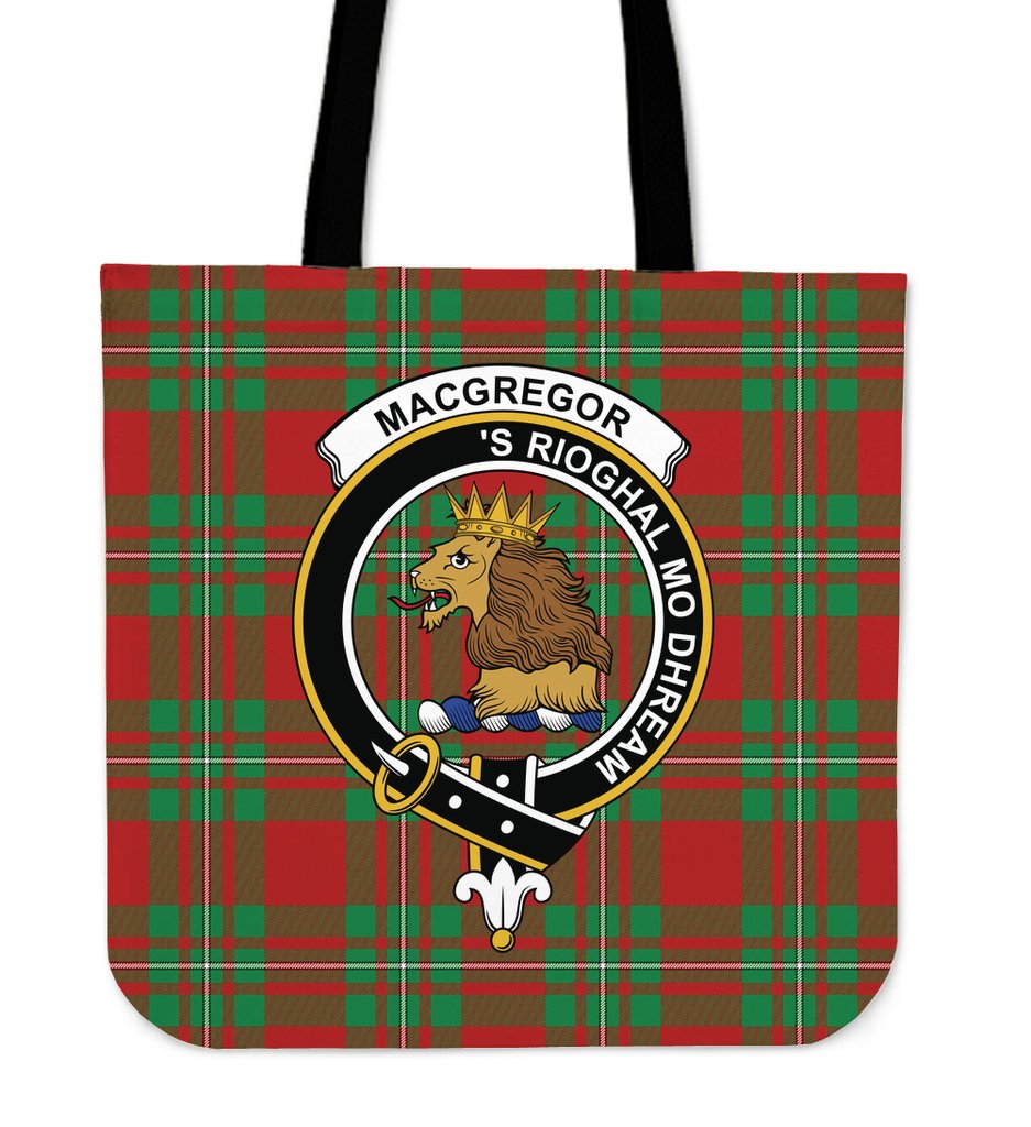 MacGregor Modern Tartan Crest Tote Bag
