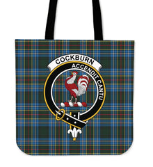 Cockburn Modern Tartan Crest Tote Bag