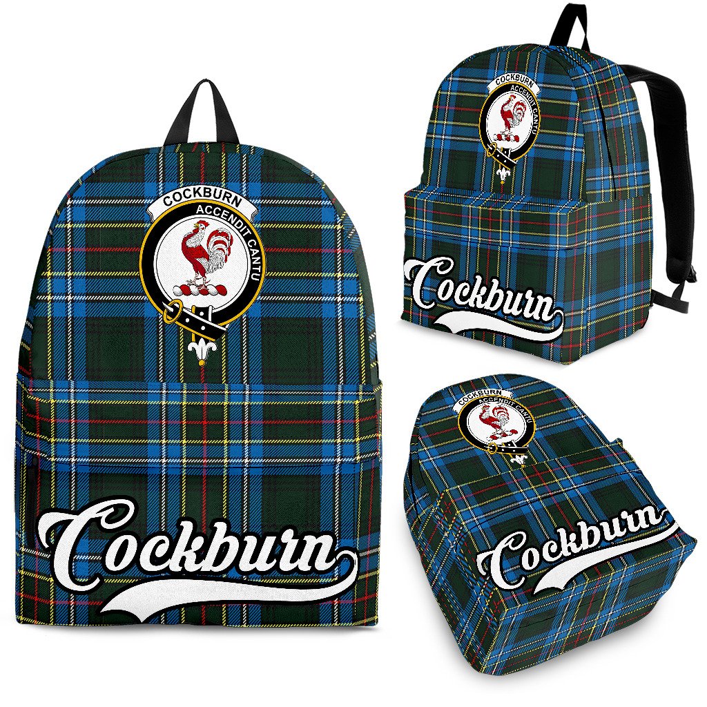 Cockburn Family Tartan Crest Backpack