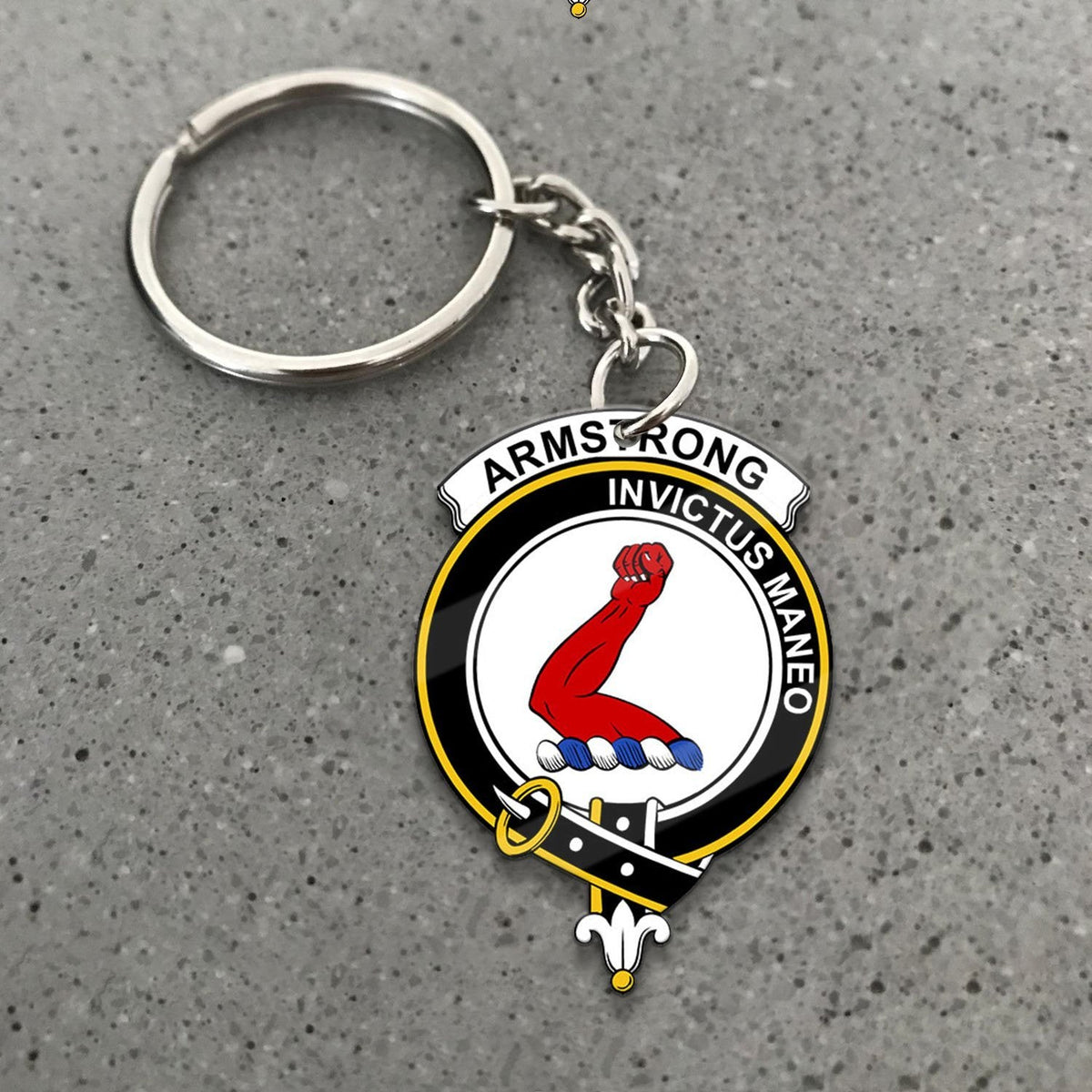 Armstrong Crest Keychain