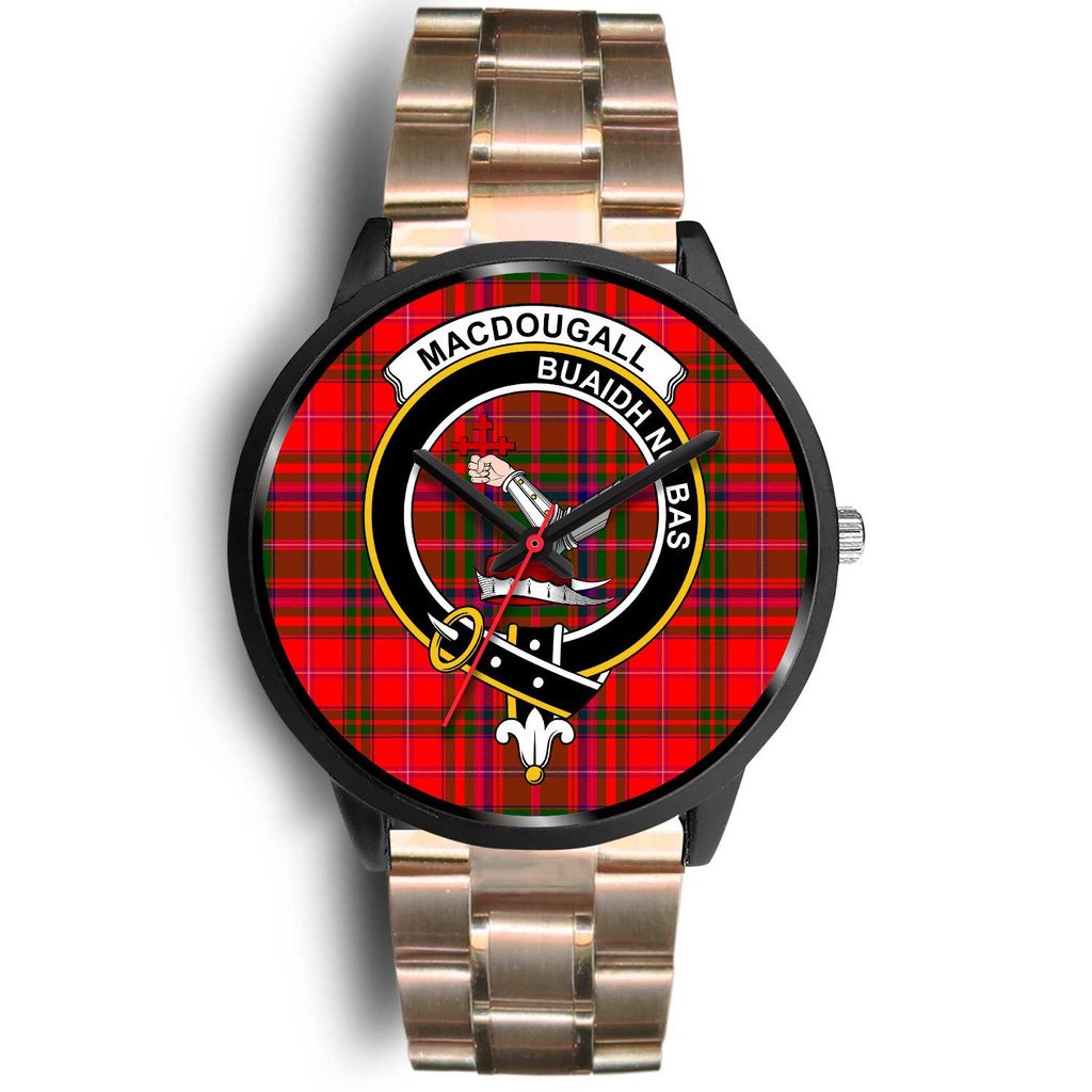 MacDougall Tartan Crest Watch