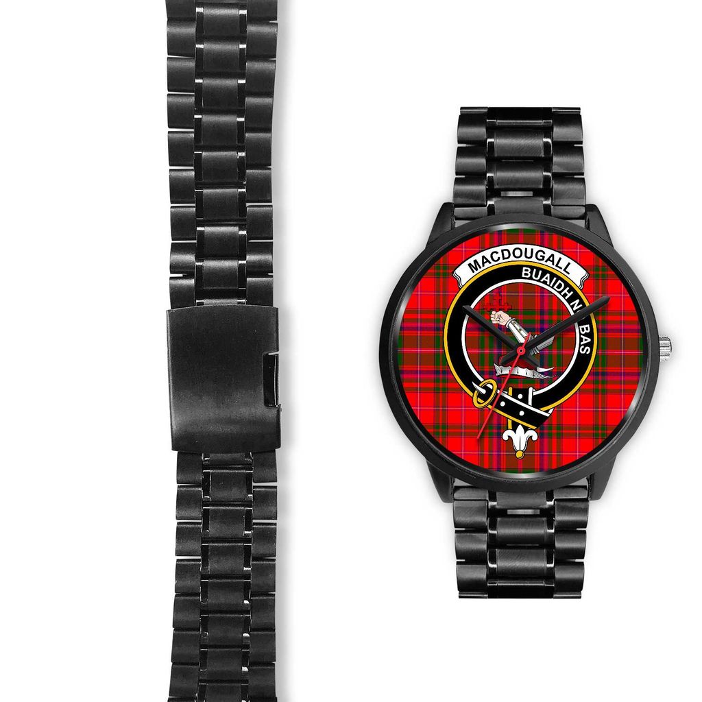 MacDougall Tartan Crest Watch