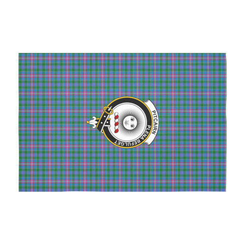 Pitcairn Tartan Crest Tablecloth