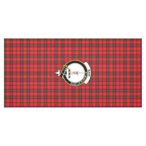 Bain Tartan Crest Tablecloth