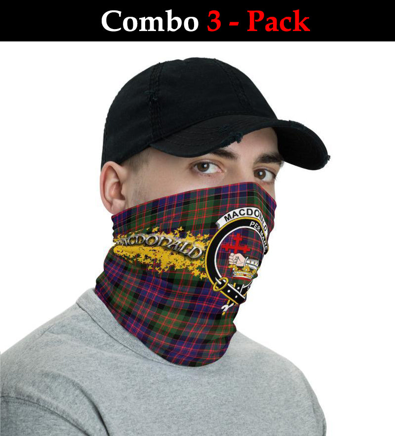 Macdonald Tartan Crest Neck Gaiter - Bandana