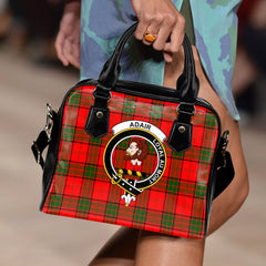 Adair Family Tartan Crest Shoulder Handbags